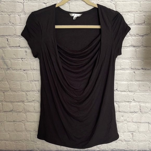 CAbi Drape Neck Blouse - Picture 3 of 7